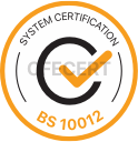 bs 10012 certification